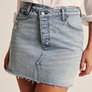 Abercrombie & Fitch Light Blue Denim Mini Skirt